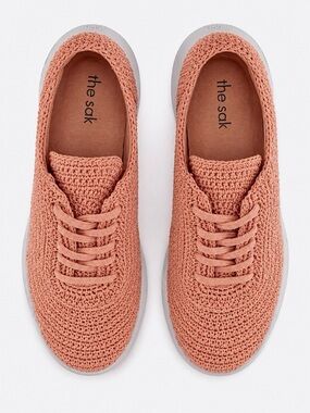 The Sak Asha Crochet Knit Sneakers Color Nectar Size 8